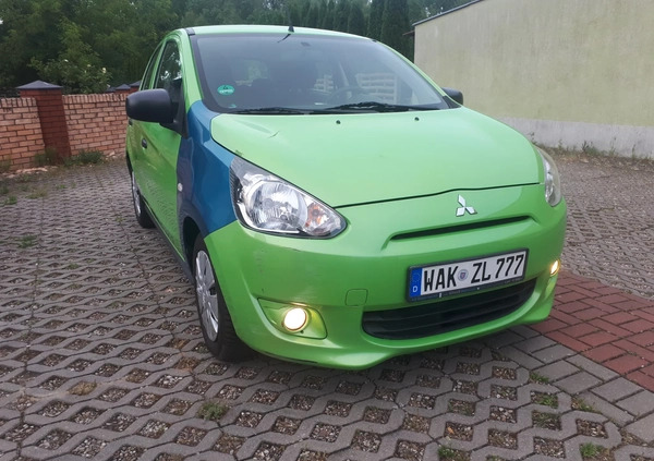 Mitsubishi Space Star cena 11300 przebieg: 88700, rok produkcji 2013 z Kalisz małe 562